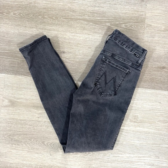 MOTHER Denim - MOTHER The Looker High Waisted Dancing in the Dark Denim Jeans Women's Size‎ 28